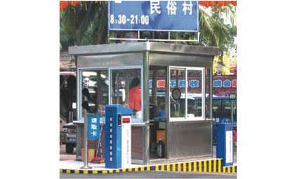 深圳不锈钢方形岗亭