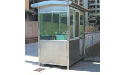 深圳不锈钢标准岗亭